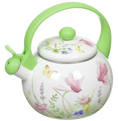 Изображение Чайник Appetite FT7-PR Примавера (2 л /зеленый, белый)