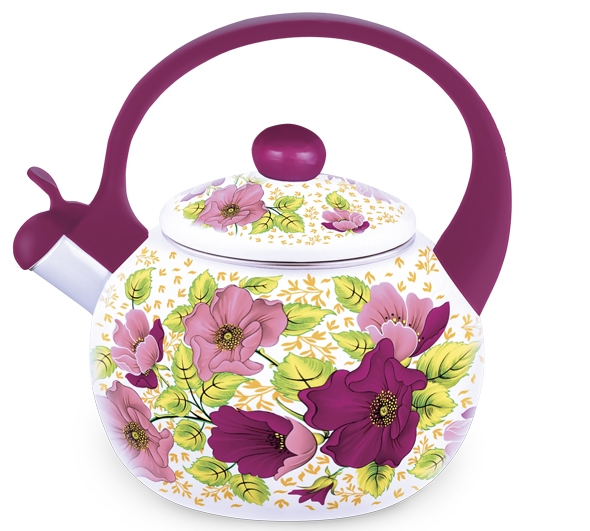 Изображение Чайник Lara LR00-20 Violet (2,5, л л /фиолетовый, белый)