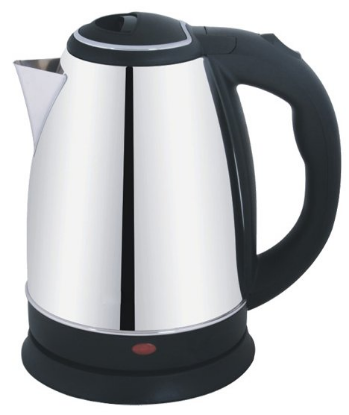 Изображение Электрический чайник Kelli KL-1455 (2400 Вт/1,8 л /нержавеющая сталь/черный, серебристый)