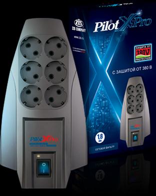 Изображение Сетевой фильтр Pilot XPro 3 м, серый