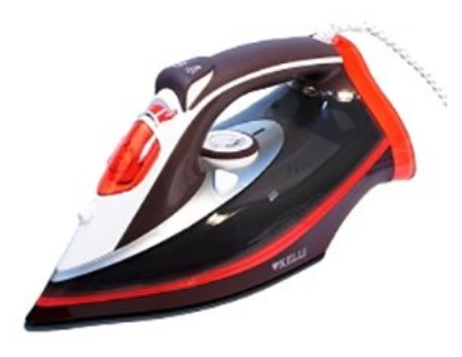 Изображение Утюг Kelli KL-1626 (2400 Вт/красный, серый)