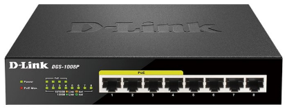 Изображение Маршрутизатор/коммутатор D-Link DGS-1008P/D1A