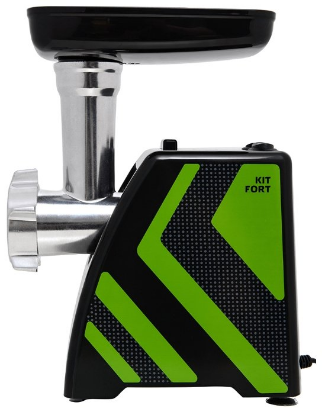 Изображение Мясорубка Kitfort КТ-2101-2 (300 Вт /1,2 кг/мин/черный, зеленый)