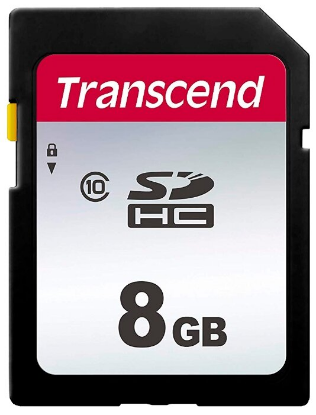 Изображение Карта памяти Transcend SDHC Class 10 8 Гб  TS8GSDC300S