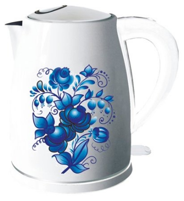 Изображение Электрический чайник Добрыня DO-1215 черный (1500 Вт/1,8 л /металл/)