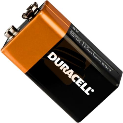 Изображение Батарейка DURACELL 6LR61-1BL ( 9 В  щелочная (алкалиновая))