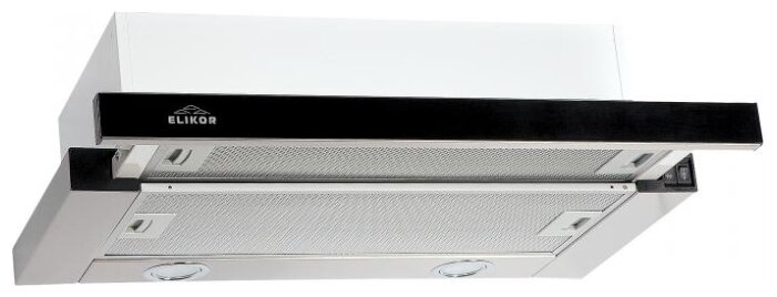 Изображение Встраиваемая вытяжка ELIKOR Интегра 45 Glass (нержавеющая сталь, черный)