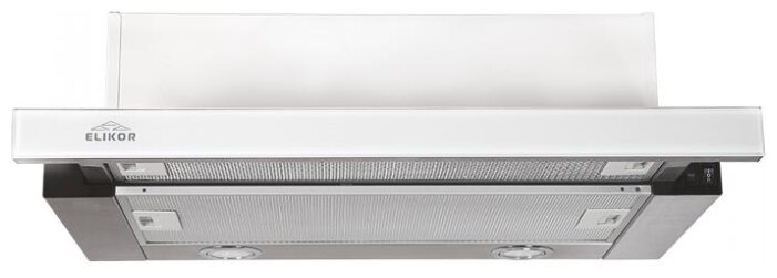 Изображение Встраиваемая вытяжка ELIKOR Интегра 50 Glass (нержавеющая сталь, белый)