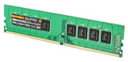 Изображение Оперативная память 8 GB DDR4 Qumo QUM4U-8G2400C16 (19200 МБ/с, 2400 МГц, CL16)