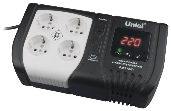 Изображение Стабилизатор Uniel U-ARS-1500/1 (релейный 1,50 кВ·А )