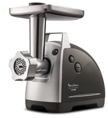 Изображение Мясорубка Moulinex ME 688832 (2200 Вт /4,5 кг/мин/черный, серый)