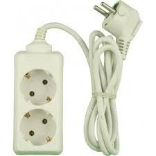 Изображение Сетевой фильтр Volsten S 2x5-Z 5 м, белый