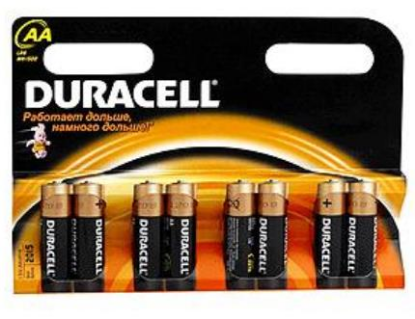Изображение Батарейка DURACELL LR6-8BL BASIC 8шт/уп (AA (R6,316,LR6) 1,5 В  щелочная (алкалиновая))