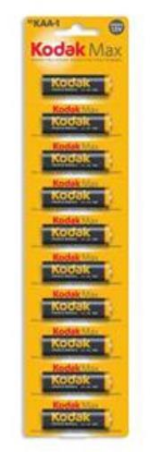 Изображение Батарейка KODAK LR6-10BL 10шт/уп (AA (R6,316,LR6) 1,5 В  щелочная (алкалиновая))