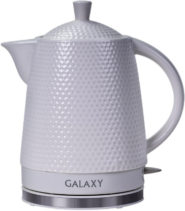 Изображение Электрический чайник Galaxy GL0507 (1400 Вт/1,8 л /керамика/белый)