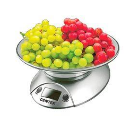 Изображение Весы кухонные CENTEK CT-2451 (серебристый, черный)