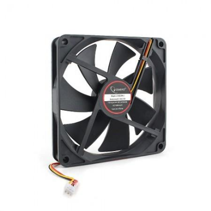 Изображение Вентилятор Gembird D14025BM-3 (1800 об/мин , 140x140x25 мм,3-pin)
