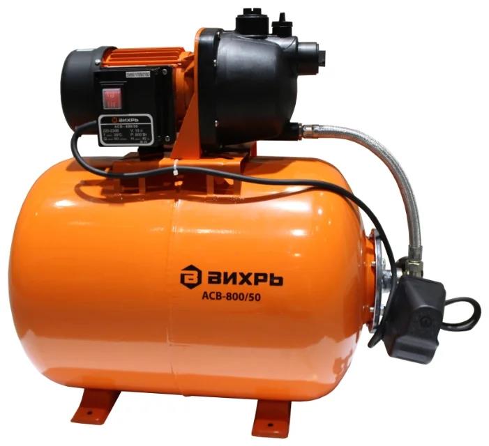 Изображение Поверхностная насосная станция ВИХРЬ АСВ-800/50 800 Вт  40 м чистая)