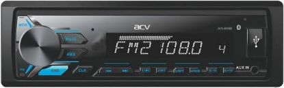 Изображение Автомагнитола ACV AVS-812BB, (4x50 Вт, монохромный дисплей, черный)