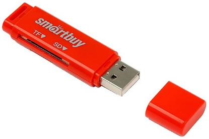 Изображение Карт-ридер SmartBuy SBR-715-R красный ()