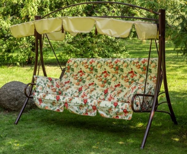 Изображение Садовые качели Olsa Элит с1109 бежевый, коричневый