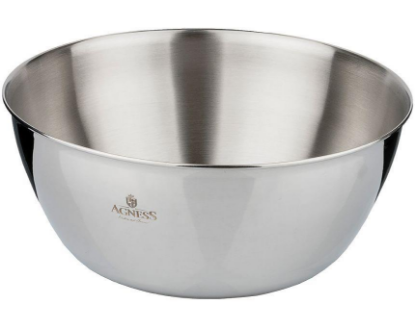 Изображение Миска AGNESS 936-313 серебристый 2,4 л