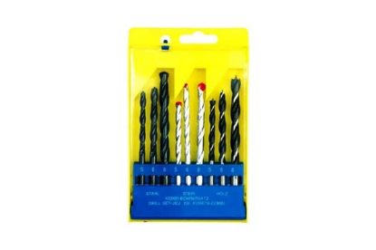 Изображение Набор сверл по бетону, по дереву, по металлу Sparta 725055 9 шт