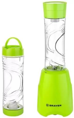 Изображение Блендер Brayer BR1202 (стационарный/300 Вт/зеленый)