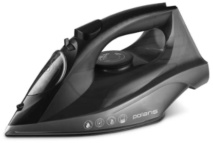 Изображение Утюг Polaris PIR 2430K (2400 Вт/черный, серый)