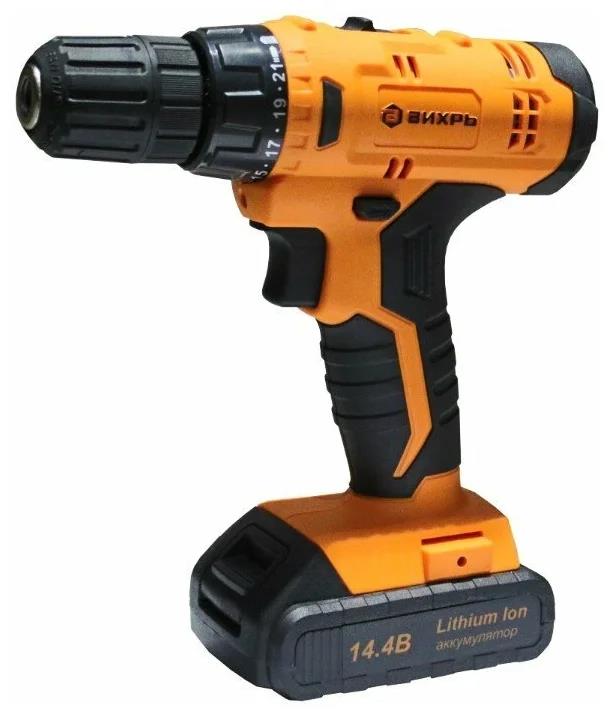 Изображение Шуроповерт ВИХРЬ ДА-14Л-2KА (30 Н·м//Li-Ion/1.5 А.ч/14.4 В) ()