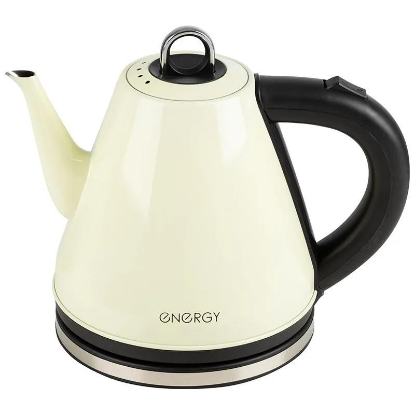 Изображение Электрический чайник Energy E-263 (950 Вт/1,2 л /пластик, нержавеющая сталь/бежевый)