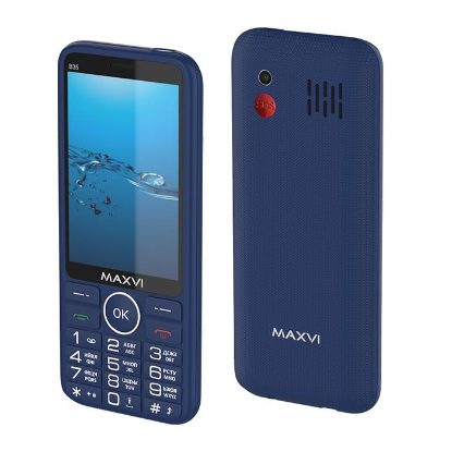 Изображение Мобильный телефон MAXVI B35,синий