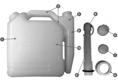 Изображение CHAMPION C1010 Емкость 1литр для приг. топл. смеси