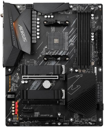 Изображение Материнская плата AM4 GIGABYTE B550 AORUS Elite AX V2
