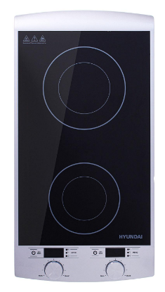 Изображение Плита настольная Hyundai HYC-0103 (электрическая, стеклокерамика, серебристый)