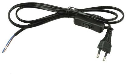 Изображение Кабель питания Uniel UCX-C11/02A-170 CEE 7/16 нет черный 1,7 м