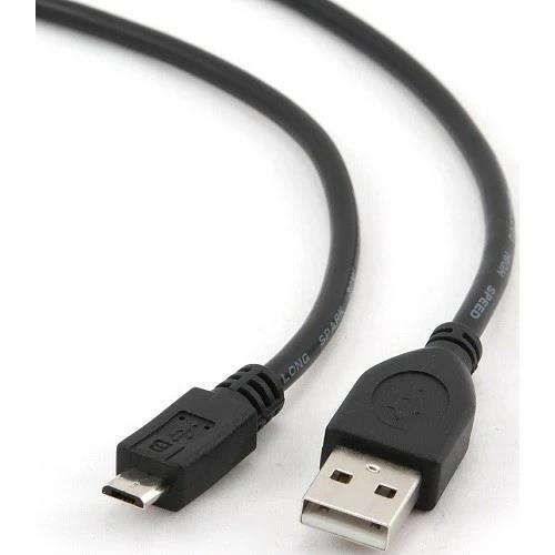 Изображение Кабель соединительный Filum FL-CPro-U2-AM-microBM-1.8M USB 2.0 A Micro USB 2.0 B черный 1,8 м