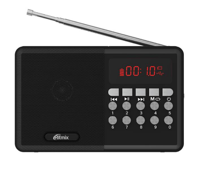 Изображение Радиоприемник Ritmix RPR-001 черный