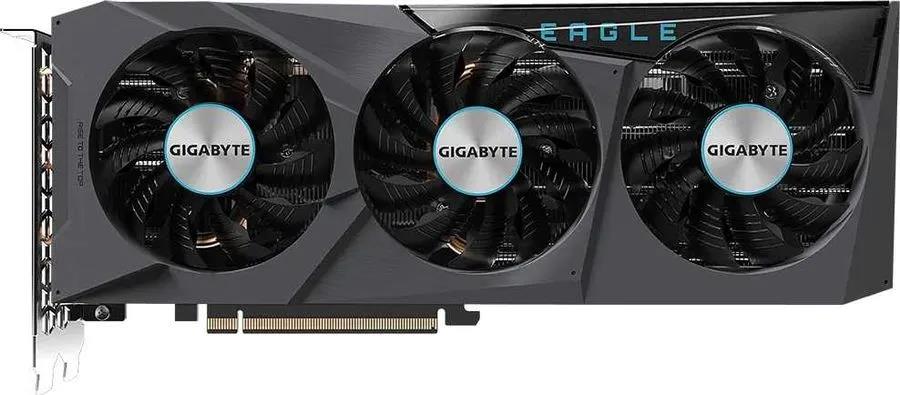 Изображение Видеокарта GIGABYTE NVIDIA GeForce RTX 3070 8 Гб (NVIDIA GeForce RTX 3070, GDDR6)/(GV-N3070EAGLE OC-8GD 2.0)