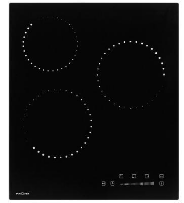 Изображение Варочная панель Krona CORTO 45 BL (черный)