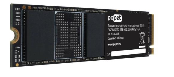 Изображение SSD диск PC PET  2048 Гб 2280 (PCPS002T3)