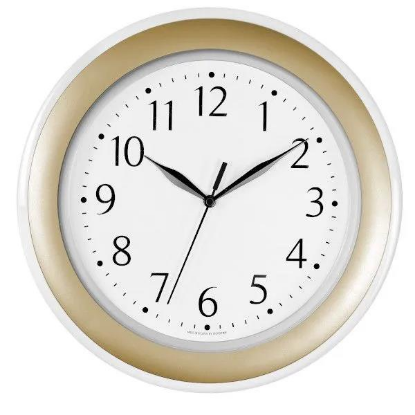 Изображение Настенные часы Troyka 122281201 золотистый