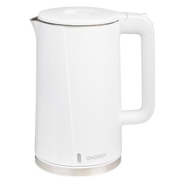 Изображение Электрический чайник Energy E-208 (2200 Вт/1,7 л /металл, пластик/белый)