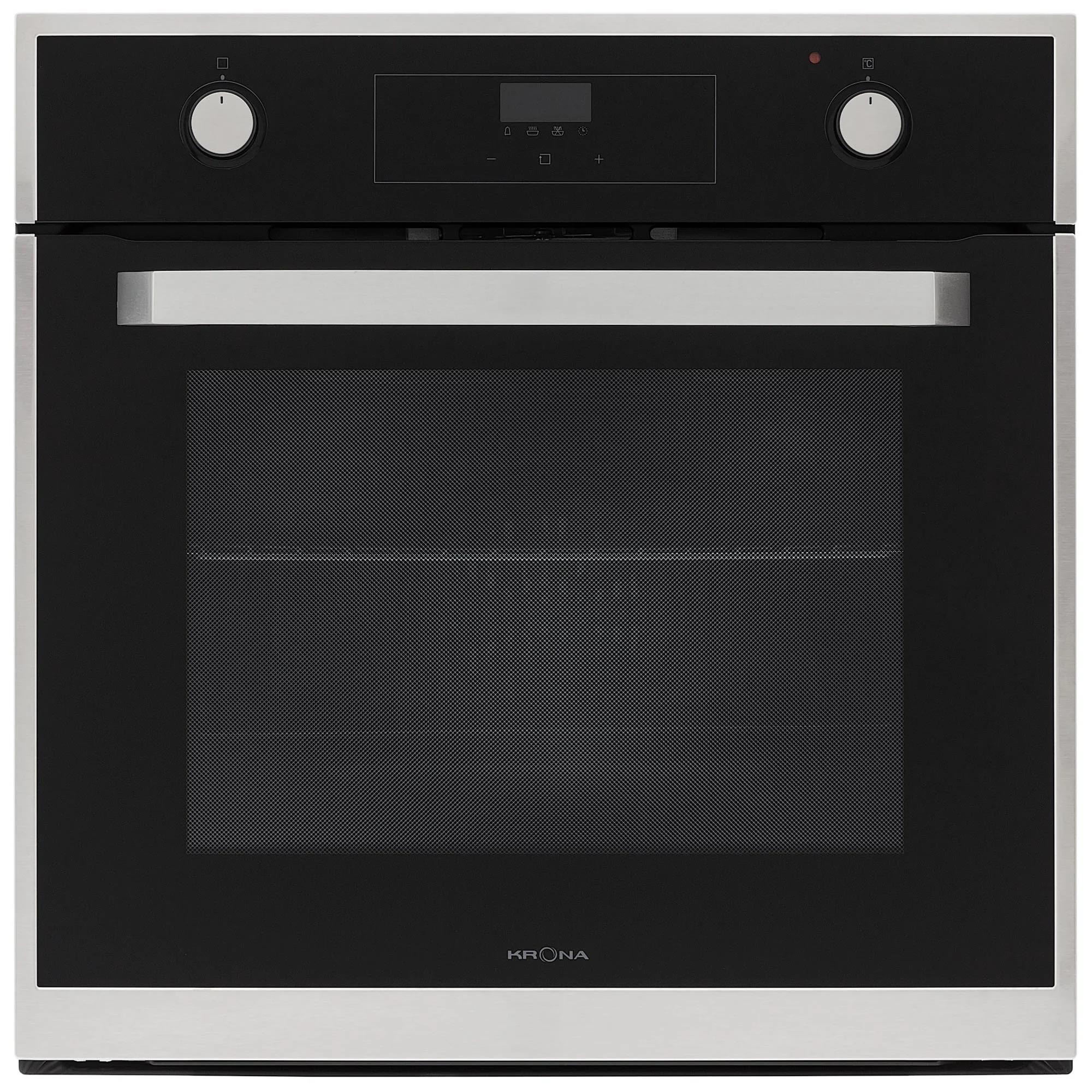 Изображение Духовой шкаф Krona ADRIANO 60 BL G2 (68 л , чёрный, нержавеющая сталь)