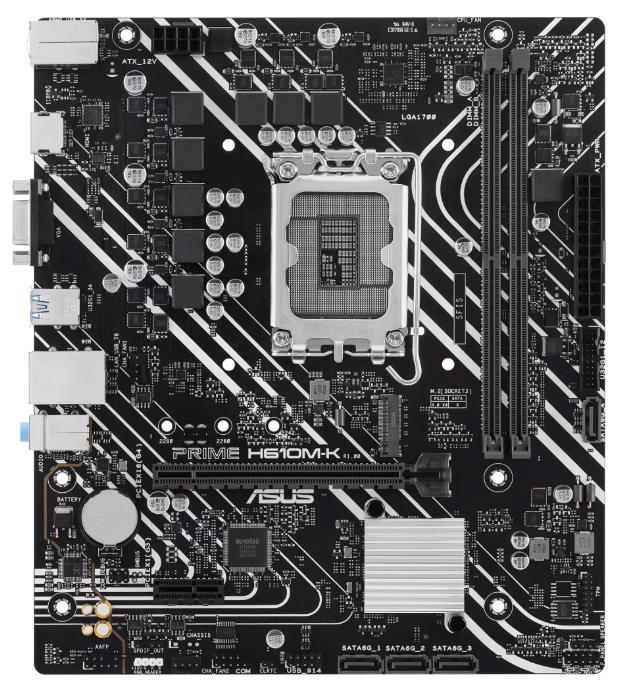 Изображение Материнская плата LGA 1700 Asus Prime H610M-K