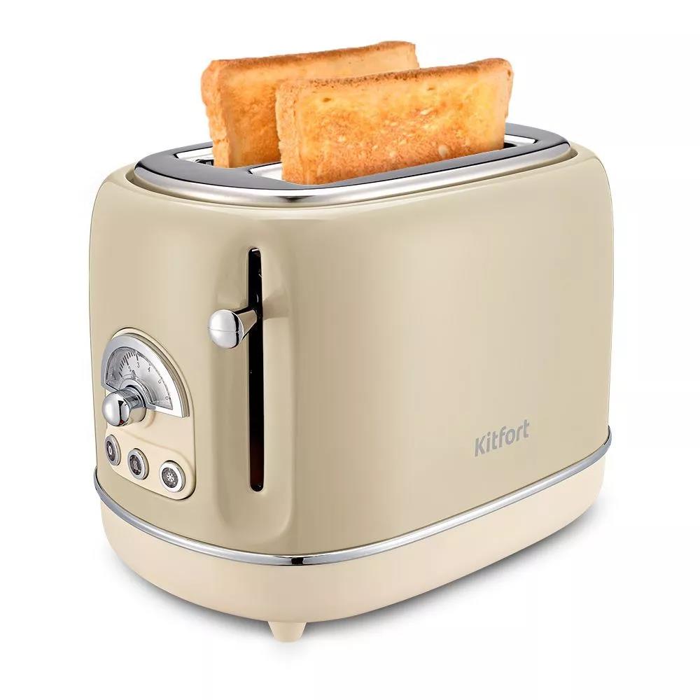 Изображение Тостер Kitfort КТ-4004-3 (815 Вт  бежевый)