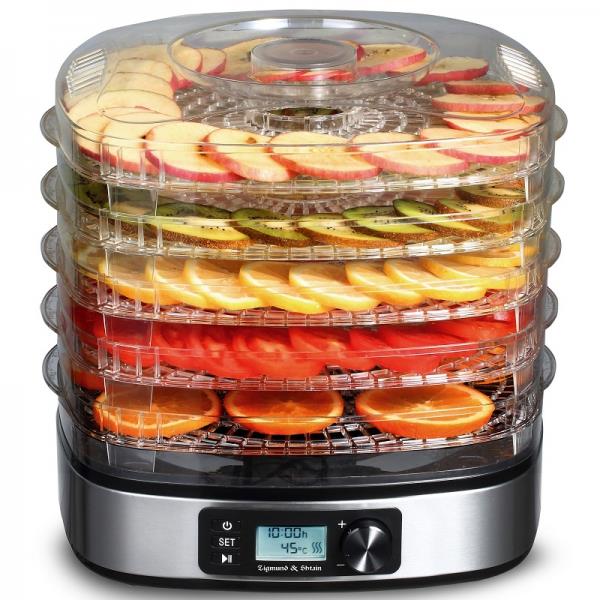 Изображение Сушилка для овощей Zigmund & Shtain ZFD-410 (поддонов 5 шт, 400 Вт , черный)