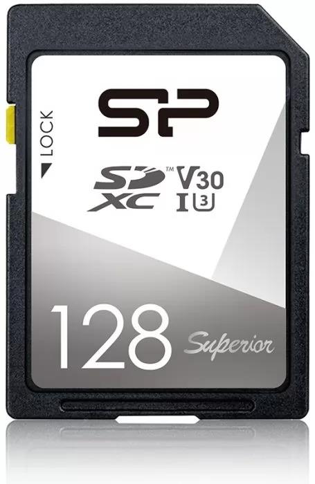 Изображение Карта памяти Silicon Power SDXC Superior Class 10 128 Гб  SP128GBSDXCV3V10