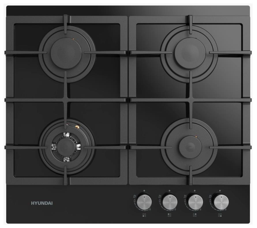 Изображение Варочная панель Hyundai HHG 6434 BG (черный)