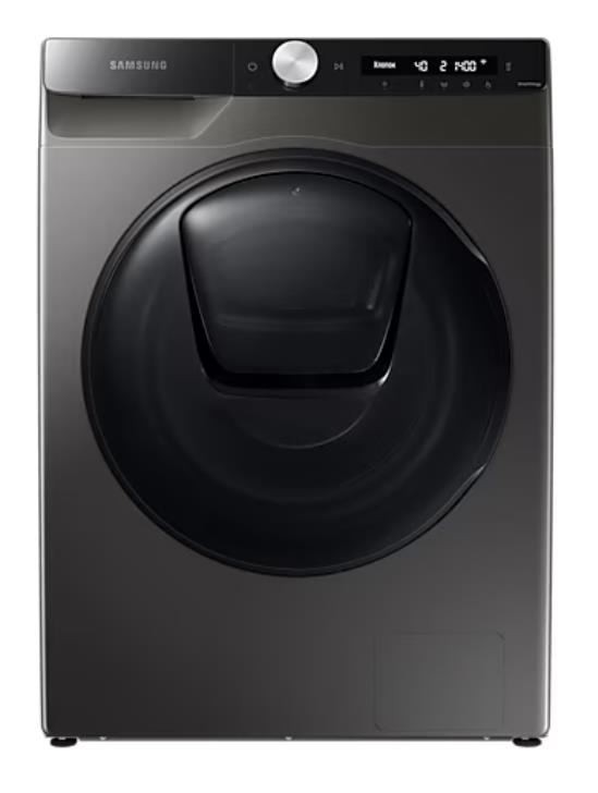 Изображение Стиральная машина Samsung WD80T554CBX, черный (фронтальная, 8 кг, 1400 об/мин )